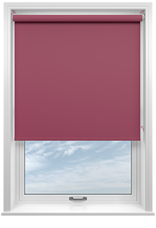 Trinity (Blackout), Fuschia - Motorised Roller Blind